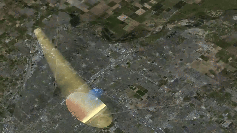 NISAR Imaging Animation